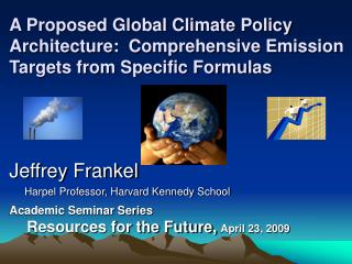 A Proposed Global Climate Policy Architecture: Comprehensive Emission Targets from Specific Formulas