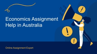 Economics Assignment Help in Australia