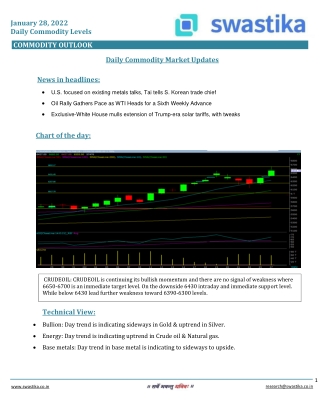 Commodity daily levels (28-Jan.)
