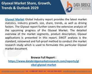 Glyoxal Market CAGR, Size, Share, Trends, Growth & Forecast by 2029- INEOS AG