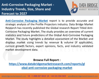 Anti-Corrosive Packaging Market Demand, Segmentation, Trends, Strategies,