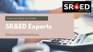 SR&ED Experts in Calgary - Canadian SR&ED  Solutions