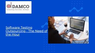 Software Testing Outsourcing - The Need of the Hour