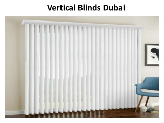 Vertical Blinds Dubai