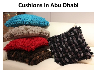 Cushions in Abu Dhabi