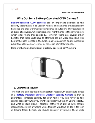 Why Opt for a Battery-Operated CCTV Camera.docx