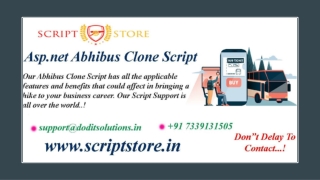 ASP.NET Abhibus Clone Script - Readymade Clone Script