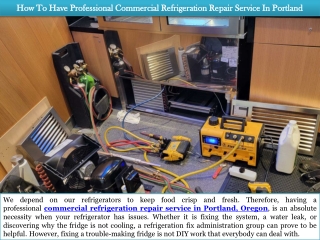 How To Have Professional Commercial Refrigeration Repair Service In Portland