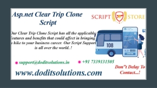 ASP.NET Clear Trip Clone Script - Readymade Clone Script
