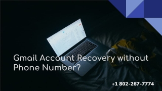 Gmail Account Recovery without Phone Number_