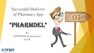 Successful Delivery of Pharmacy App - Mobile App Development