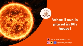 Sun in 6th House in Vedic Astrology - Janam Kundli Analysis