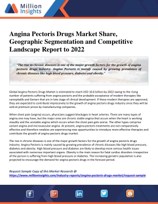 Angina Pectoris Drugs Market Consumption and Revenue Forecast by Regions 2022