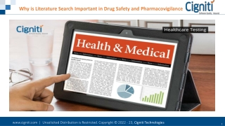 Why is Literature Search Important in Drug Safety and Pharmacovigilance