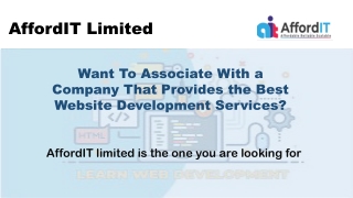 AffordIT Limited web development services