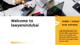 Legal Consultants, Advocates & Lawyers in Dubai