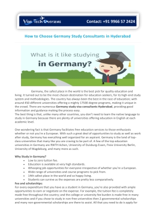 How to Choose Germany Study Consultants in Hyderabad-converted