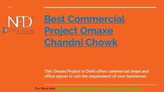 Best Commercial Project Omaxe Chandni Chowk