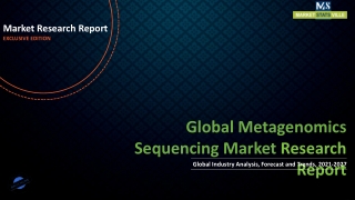 Metagenomics Sequencing Market worth USD 2564.01 million by 2027