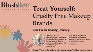 Beauty is in the skin! Take care of your skin with Blushbee organic beauty