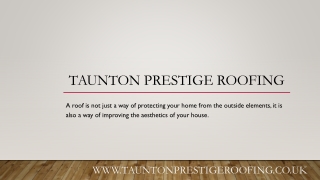 Roofing Contractor Taunton - Roofing Service