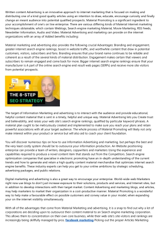 The Benefits of Material Advertising and marketing