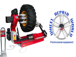 Wheel repair machine