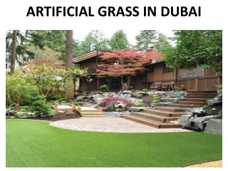 ARTIFICIAL GRASS IN DUBAI