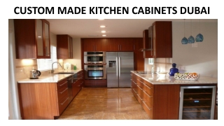 CUSTOM MADE KITCHEN CABINETS DUBAI