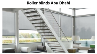 Roller blinds Abu Dhabi