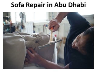 Sofa Repair in Abu Dhabi