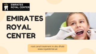 Root canal treatment in abu dhabi