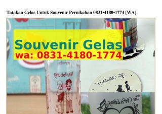 Tatakan Gelas Untuk Souvenir PernikahanTatakan Gelas Untuk Souvenir Pernikahan O