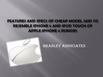 Features and Specs of Cheap Model said to Resemble iPhone 5