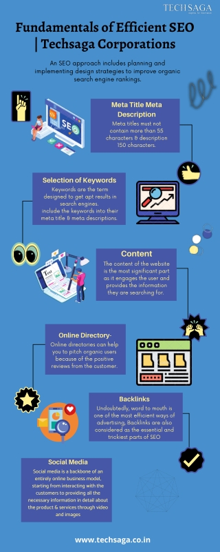 Fundamentals of Efficient SEO | Techsaga Corporations