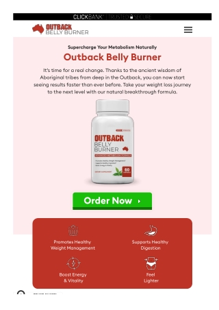 OUTBACK BELLY BURNER