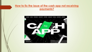 How to cash app not Receiving Payments