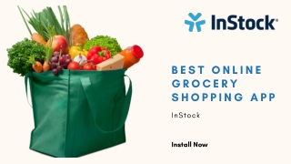 Best Online Grocery Shopping App - InStock