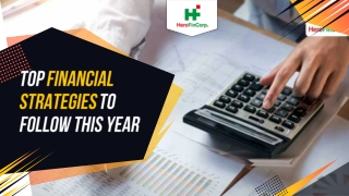 Top financial strategies to follow this year