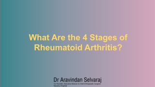 What Are the 4 Stages of Rheumatoid Arthritis_