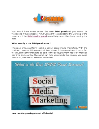 SMM Panel - Cheap SMM Reseller Panel | Best SMM Panel Provider in USA | Follower