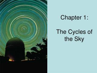 Chapter 1: The Cycles of the Sky