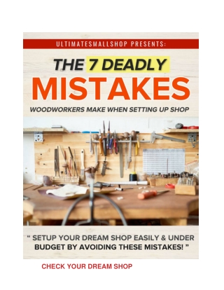 7 MISTAKES WORKSHOP
