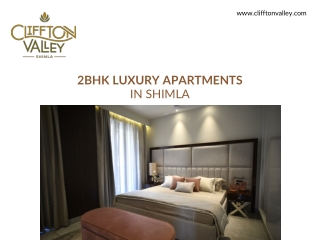 2BHK luxury apartments  in Shimla