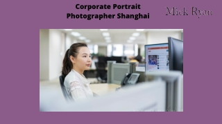 Corporate Portrait Photographer Shanghai