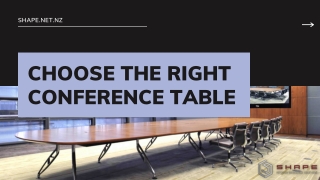 Choose the Right Conference Table | Shape Commercial