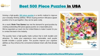 Buy Best 500 Piece Puzzles in USA