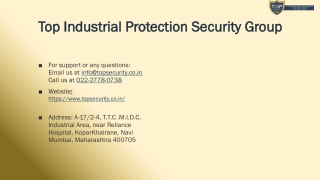 Residential security guard agencies in Thane Industrial security _Top IPS Group