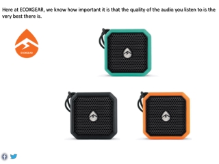 Bluetooth Party Speakers - Ecoxgear Australia