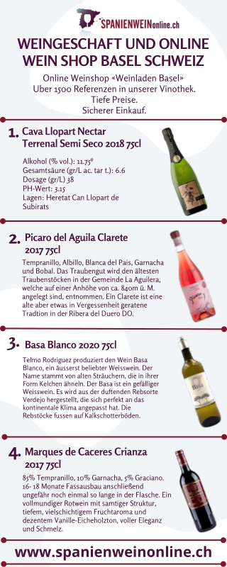 Weingeschaft und Online Wein Shop Basel Schweiz
